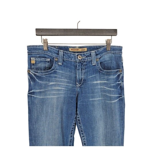 Big Star Natalie Denim Jeans Women's Size 30L Mid Rise Light Wash - Picture 2 of 7
